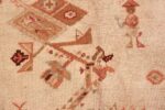 Large Ivory Background Antique Irish Donegal Rug 47566 Man with Hat Nazmiyal