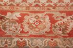 Large Ivory Background Antique Irish Donegal Rug 47566 Shiny Silver Nazmiyal