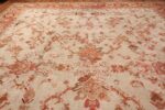 Large Ivory Background Antique Irish Donegal Rug 47566 Top Design Nazmiyal