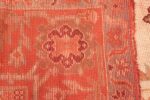 Large Ivory Background Antique Irish Donegal Rug 47566 Woven Knots Nazmiyal