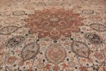 Large Persian Ardabil Design Tabriz Antique Rug 50615 Central Medallion Nazmiyal