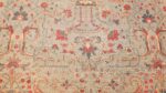 light grey blue antiqu persian tabriz rug 48798 field Nazmiyal