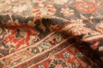 Pile beautiful Grey Antique Persian Tabriz rug 48598 by Nazmiyal