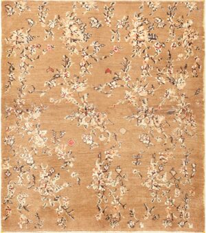 Square Size Vintage Decorative Turkish Rug 50631 Nazmiyal