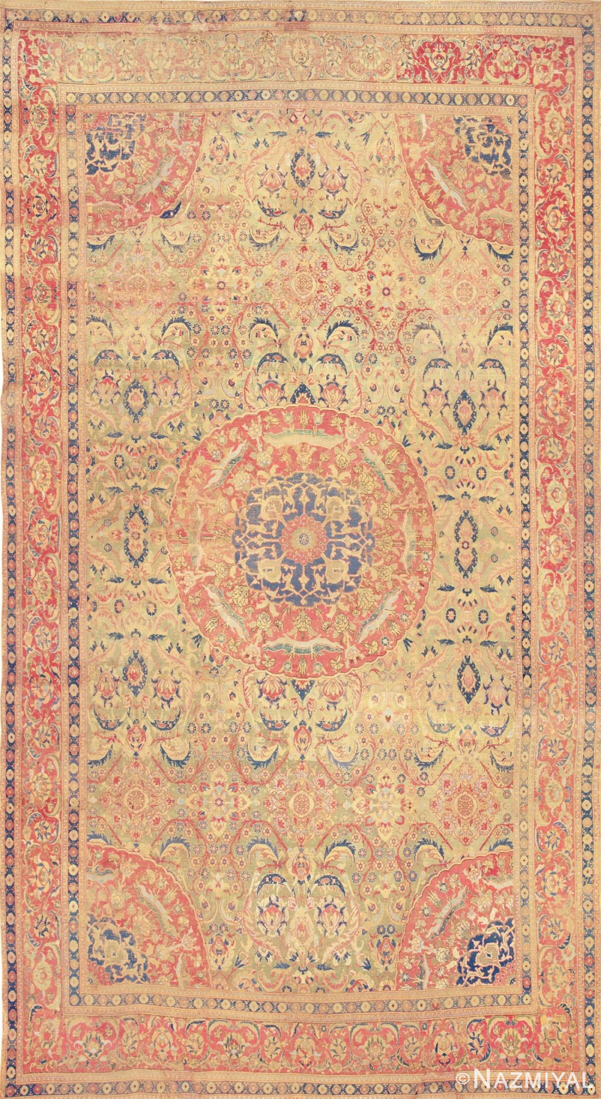 Antique 17th Century Cairene Rug 44374 Nazmiyal