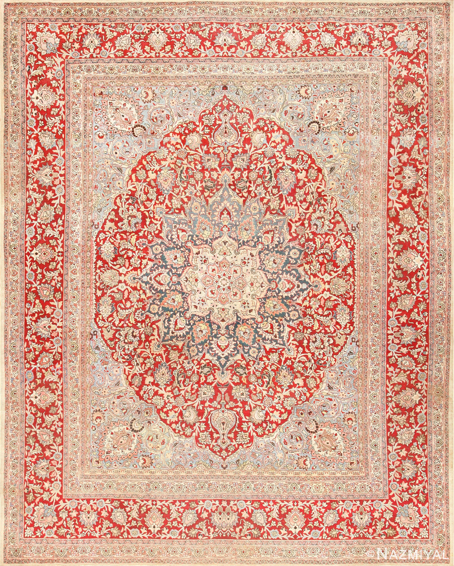 Fine Antique Persian Tabriz Rug 50579 Nazmiyal