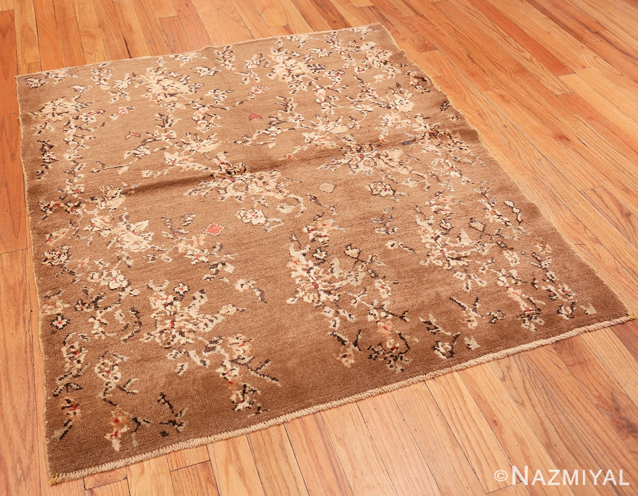 Full Square size Vintage decorative Turkish rug 50631 by Nazmiyal