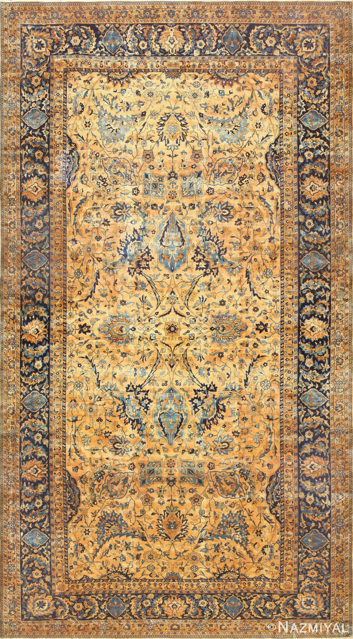 Oversized Antique Persian Kerman Rug 50618 Nazmiyal
