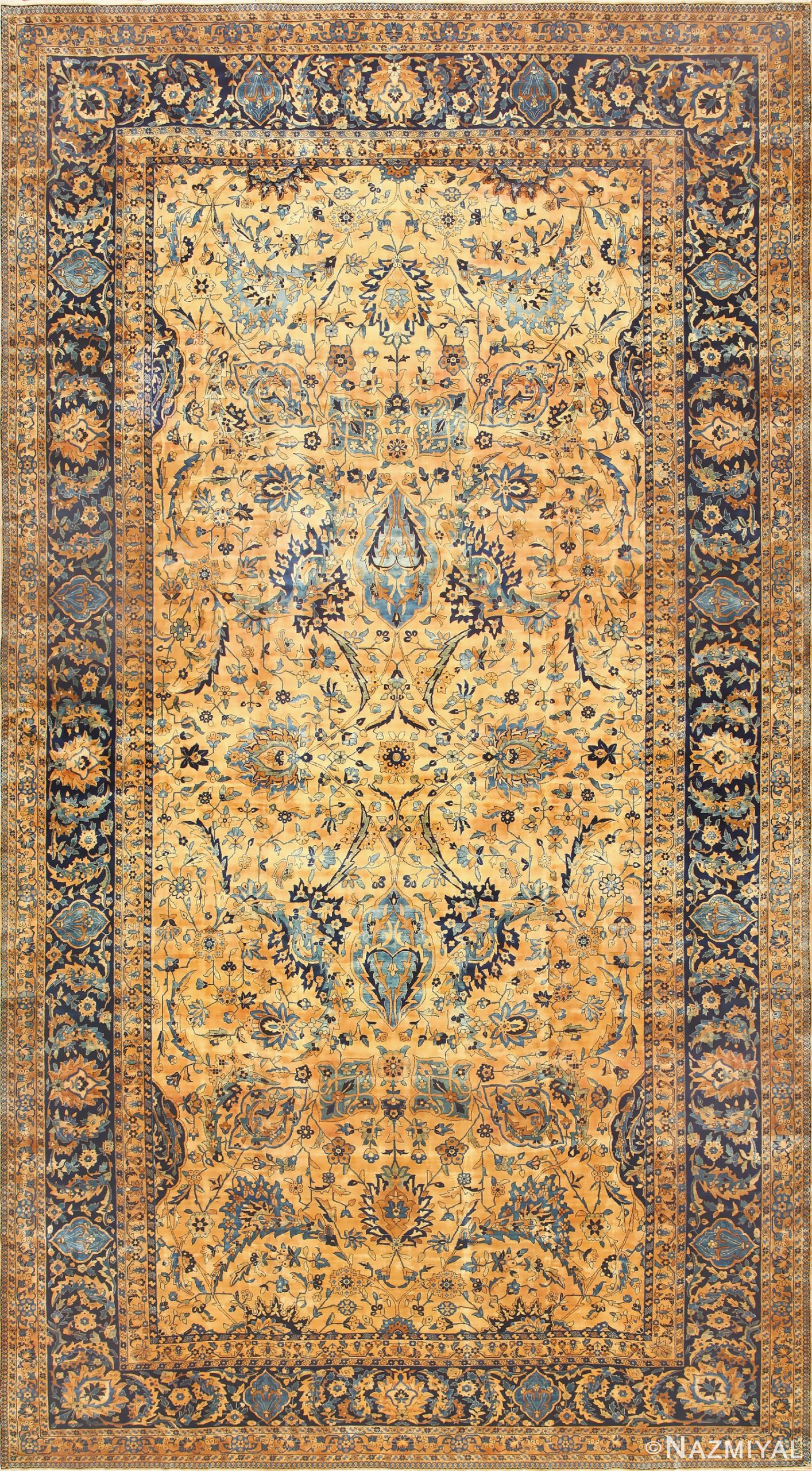 Oversized Antique Persian Kerman Rug 50618 Nazmiyal