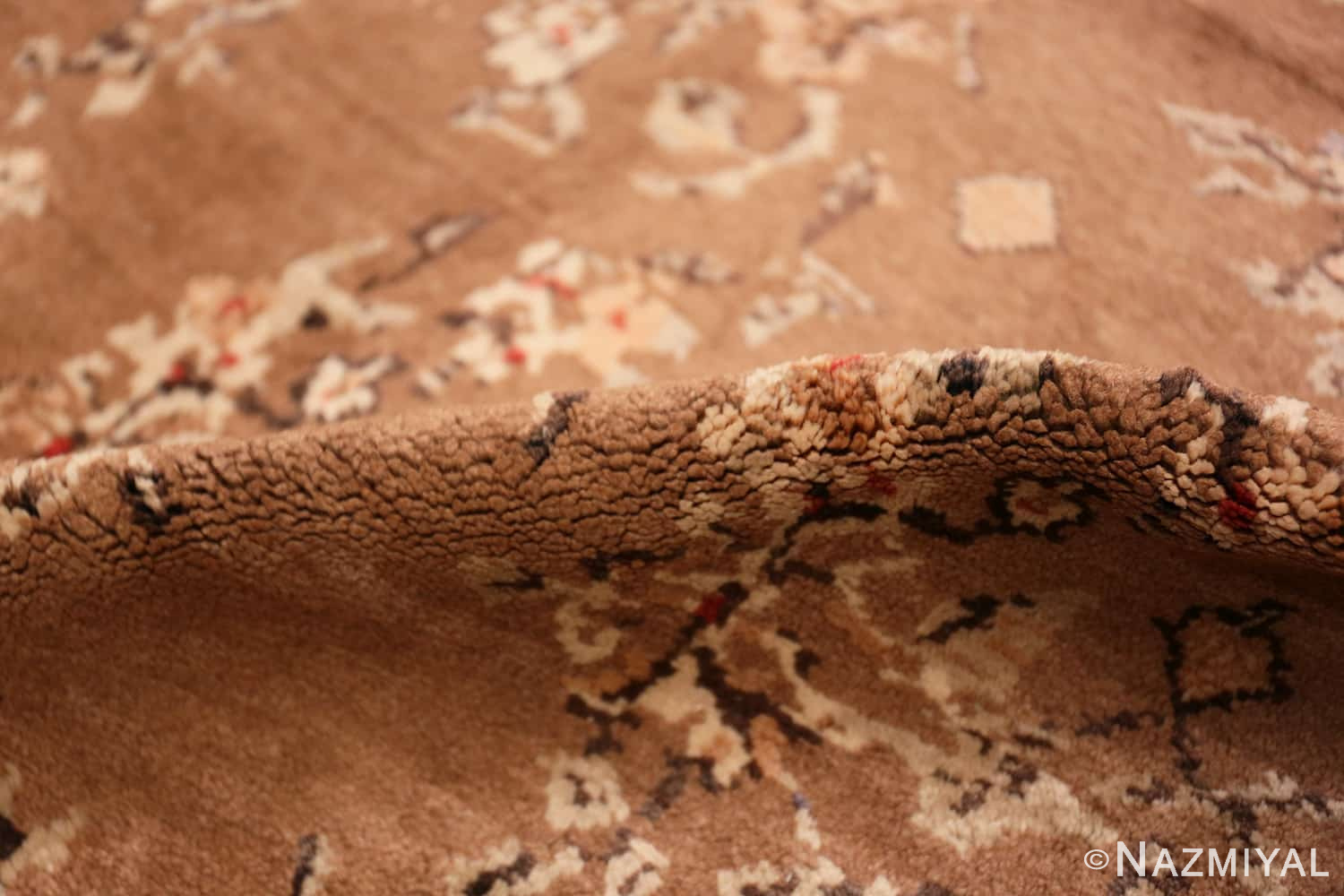 Pile Square size Vintage decorative Turkish rug 50631 by Nazmiyal