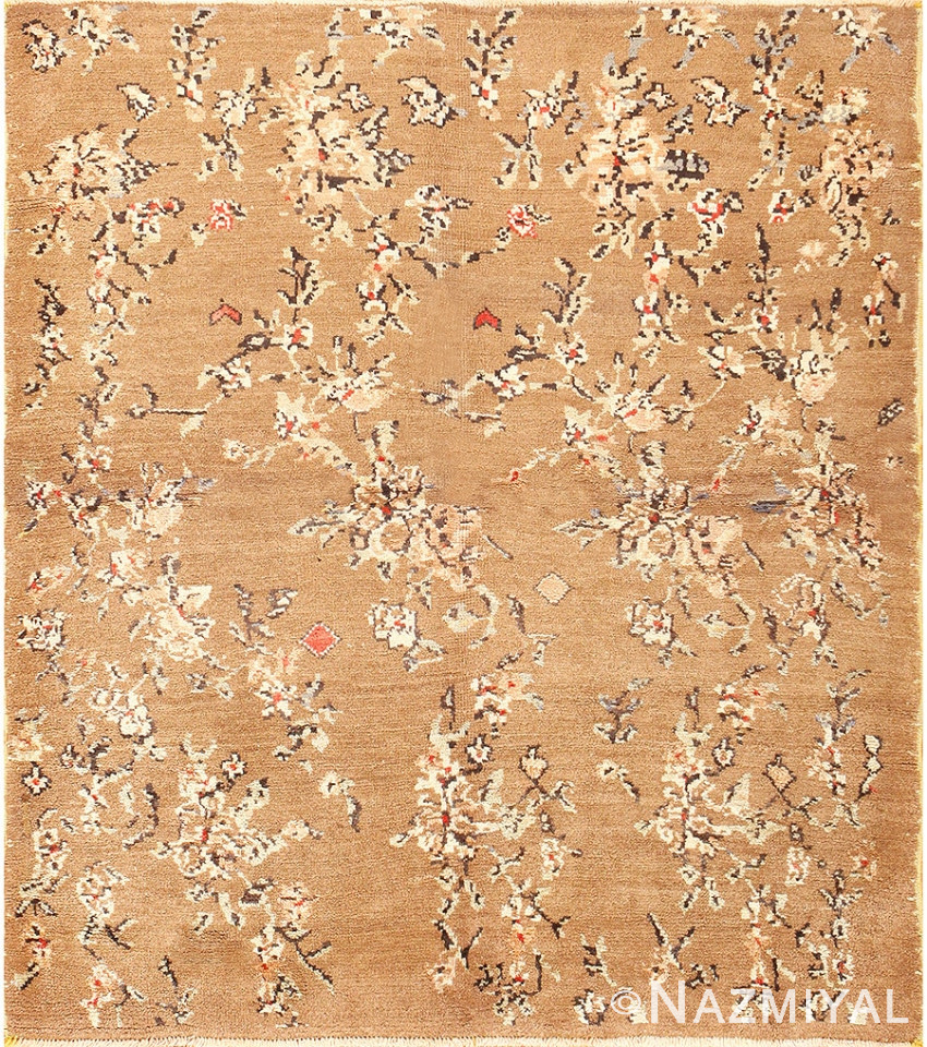 Square Size Vintage Decorative Turkish Rug 50631 Nazmiyal