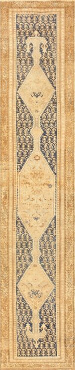 Antique Tribal Persian Malayer Runner Rug 50410 Nazmiyal