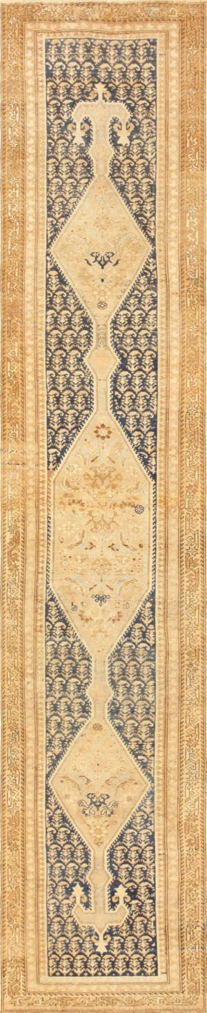 Antique Tribal Persian Malayer Runner Rug 50410 Nazmiyal