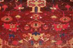 Background beautiful 17th Century Tribal Antique Turkish Kula rug 48813 by Nazmiyal