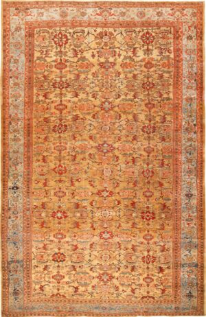 Beautiful Oversize Vintage Persian Sultanabad Rug 48804 Detail/Large View