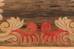 Border antique folk art American hooked rug 50560 by Nazmiyal