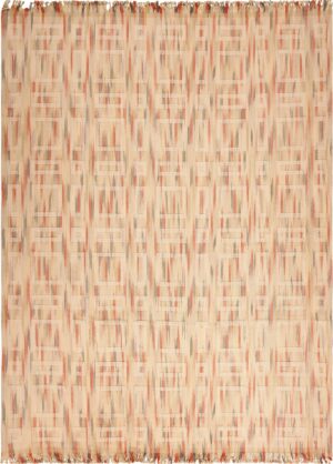 Breathtaking Mid Century Modern Swedish Kilim Rug 48822 Nazmiyal