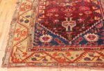 Corner Beautiful 17th Century Tribal Antique Turkish Kula rug 48813 by Nazmiyal
