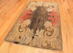 Full antique folk art American hooked rug 50560 by Nazmiyal