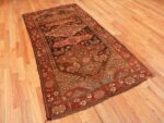 Full Small Antique Tribal Caucasian Kazak rug 50582 by Nazmiyal