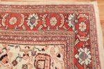 ivory background room size persian antique sultanabad rug 50676 corner Nazmiyal