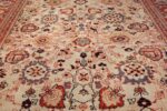 ivory background room size persian antique sultanabad rug 50676 field Nazmiyal