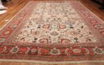 ivory background room size persian antique sultanabad rug 50676 whole