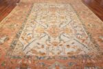 large ivory background turkish antique oushak rug 50666 whole Nazmiyal