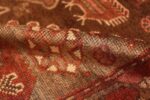 Pile Small Antique Tribal Caucasian Kazak rug 50582 by Nazmiyal