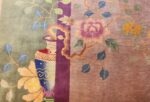 purple antique art deco chinese rug 48769 pile Nazmiyal