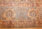 rare square size persian antique tabriz rug 50359 border Nazmiyal