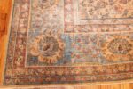 rare square size persian antique tabriz rug 50359 corner Nazmiyal