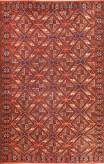 Rich and Colorful Tribal Antique Afghan Rug 48781 Nazmiyal