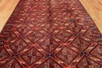 rich and colorful tribal antique afghan rug 48781 field Nazmiyal