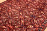 rich and colorful tribal antique afghan rug 48781 side Nazmiyal