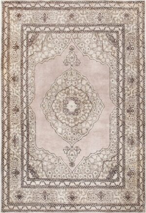 Small Scatter Size Antique Persian Tabriz Rug 50635 Nazmiyal
