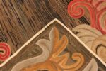 Weave antique folk art American hooked rug 50560 by Nazmiyal