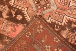 Weave detail Small Antique Tribal Caucasian Kazak rug 50582 by Nazmiyal