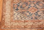 antique light blue persian malayer runner oriental rug 50162 corner Nazmiyal