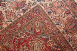 antique persian wool and silk prayer design kashan oriental rug 50633 weave Nazmiyal