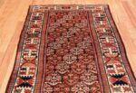 antique tribal northwest persian runner rug 50669 red Nazmiyal