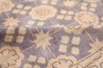 Beautiful Square Purple Antique Khotan Rug 48783 Geometric Pile Nazmiyal