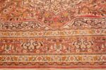 Border Fine Antique Persian Tabriz Oriental rug 50572 by Nazmiyal