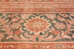 Decorative Antique Persian Sultanabad Mahal Rug 48731 Flower on Border Nazmiyal