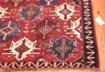 Gallery Size Antique Tribal Turkish Kilim Rug 50679 Corner Nazmiyal