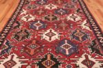 Gallery Size Antique Tribal Turkish Kilim Rug 50679 Field Detial Nazmiyal