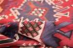 Gallery Size Antique Tribal Turkish Kilim Rug 50679 Geometric Pile Nazmiyal