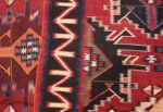 Gallery Size Antique Tribal Turkish Kilim Rug 50679 Knots Back Nazmiyal