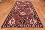 Gallery Size Antique Tribal Turkish Kilim Rug 50679 Whole Design Nazmiyal