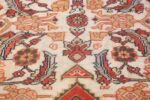 ivory antique sultanabad persian rug 50659 design Nazmiyal